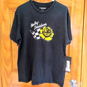 Harley Davidson NEW graphic t shirt, NEW with tags, oversized LG